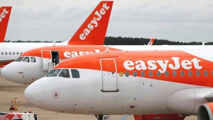 Avión de la compañía aérea Easyjet.