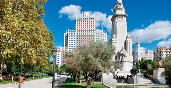 Plaza de España en Madrid.