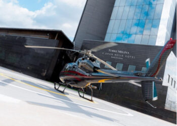 Torre Melina Gran Meliá eleva el enoturismo al Priorat con su helicóptero