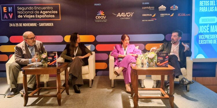 Una de las mesas centrales del evento.