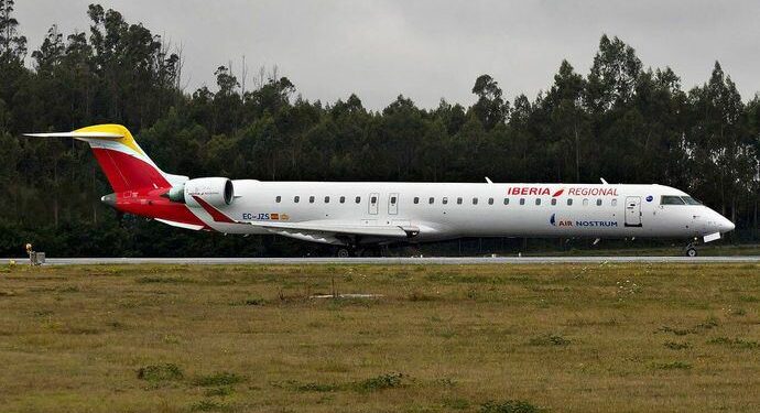 Avión de Air Nostrum.