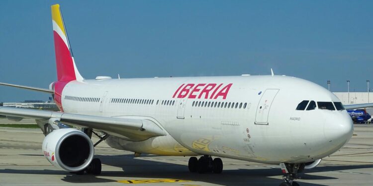 Avión de Iberia.