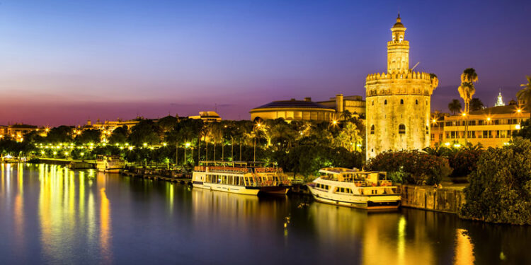 La Torre del Oro en Sevilla.