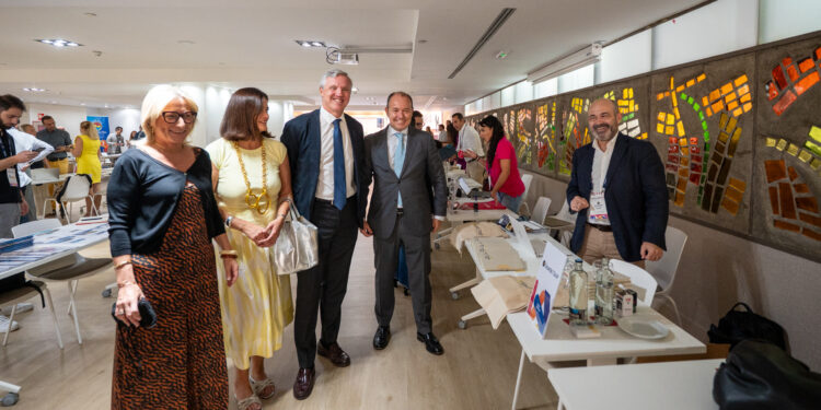 Carlos Garrido, Mercedes Tejero e Ignacio Poladura en el CEAV Protour.