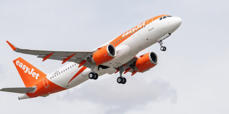 Avión de easyJet.