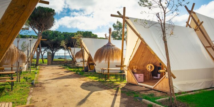 Camping en España.