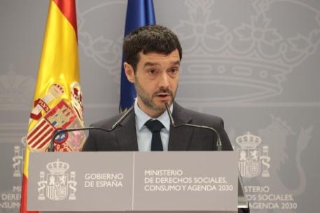 Pablo Bustinduy, ministro de Derechos Sociales, Consumo y Agenda 2030.