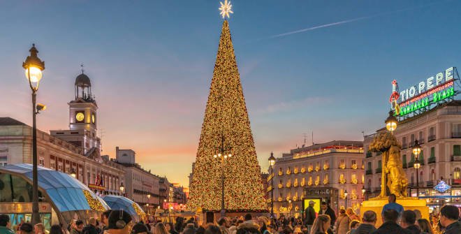 Puerta del Sol en Madrid.