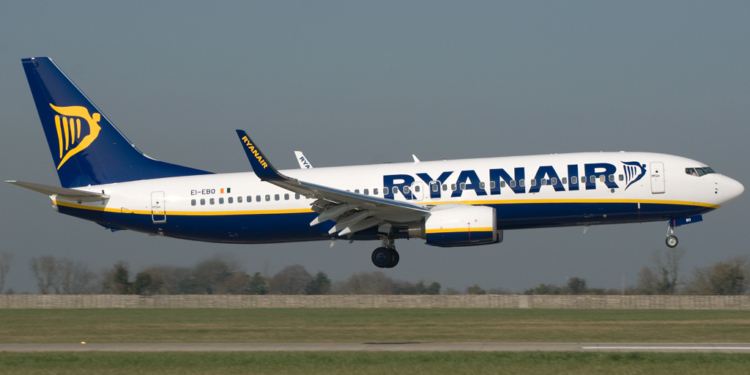 Avión de Ryanair.