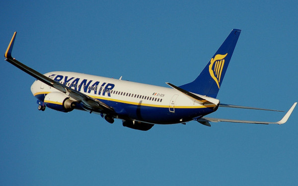 Avión de Ryanair.