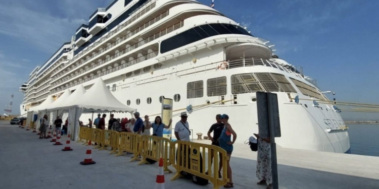 Llegada de cruceristas.