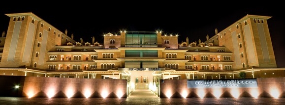 Exterior del hotel.