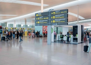 España recibió casi siete millones de pasajeros aéreos internacionales en enero, un 5% más