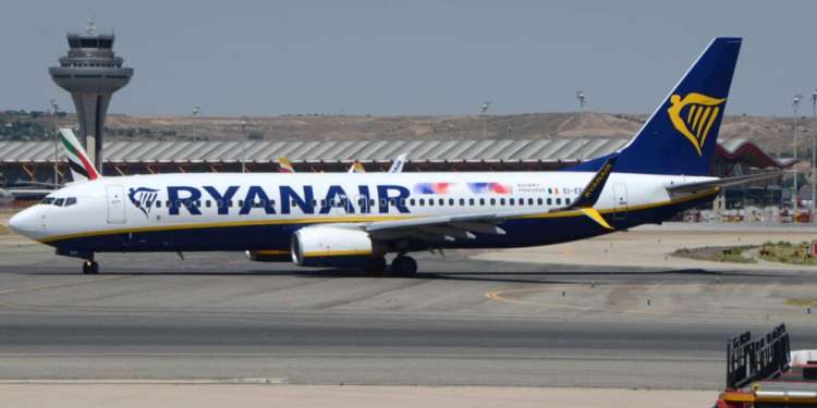 Avión de Ryanair.