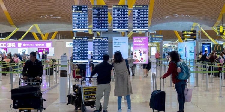 Aeropuerto Madrid-Barajas.