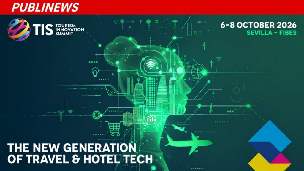 Portada del TIS 2026 con temática de tecnología y turismo
