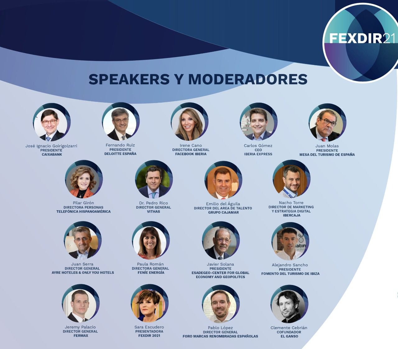 Solana, Serra, Cebrián, Palacio y Sancho, en el III FEXDIR