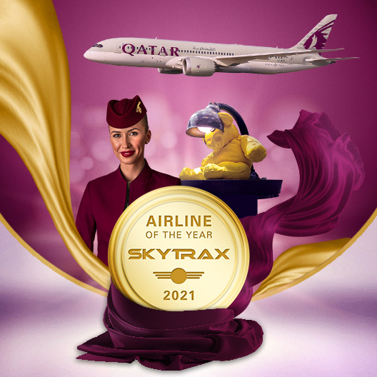 Qatar Airways, «Aerolínea del Año» por Skytrax por sexta vez