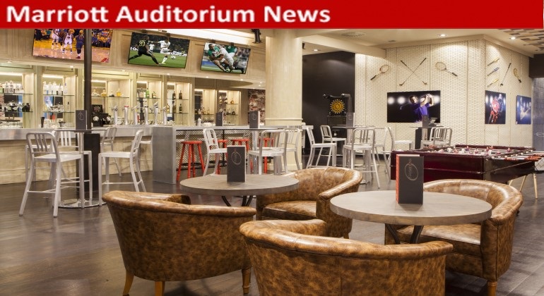 El mejor fútbol, en el Champions Bar del Marriott