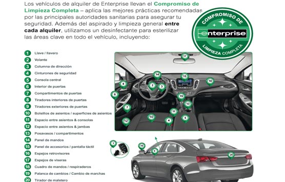 Enterprise mejora su compromiso de limpieza