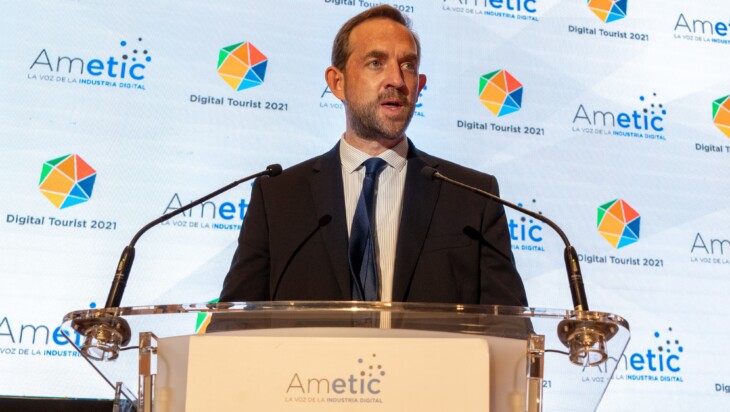 Fernando Valdés inaugura el Congreso Digital Tourist 2022 de AMETIC