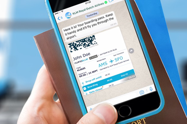 KLM dispondrá de cuenta verificada de WhatsApp