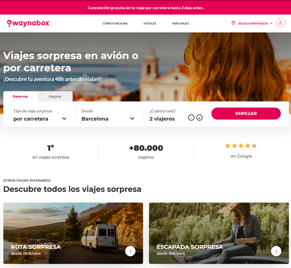 Waynabox suspende la venta de sus viajes por Europa