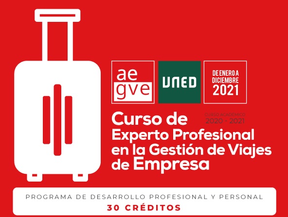 Título de experto de Travel Manager de Aegve y la Uned