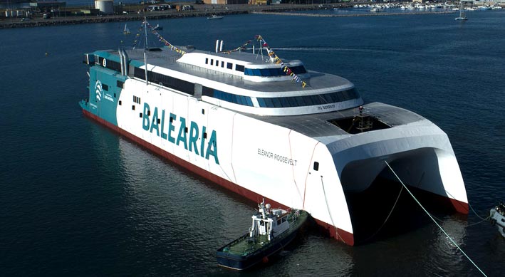 Baleària ultima el lanzamiento de su fast ferry