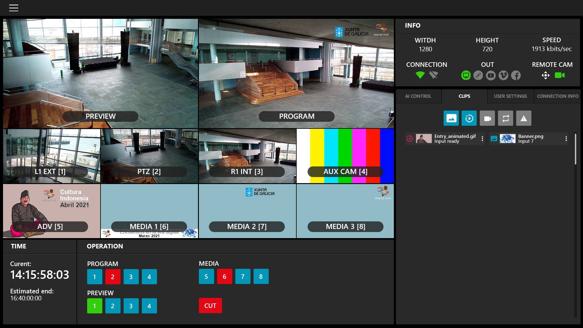 Mar de Vigo: sistema de producción automática tiivii