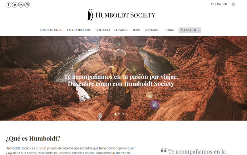 Nace el club privado de viajeros Humboldt Society