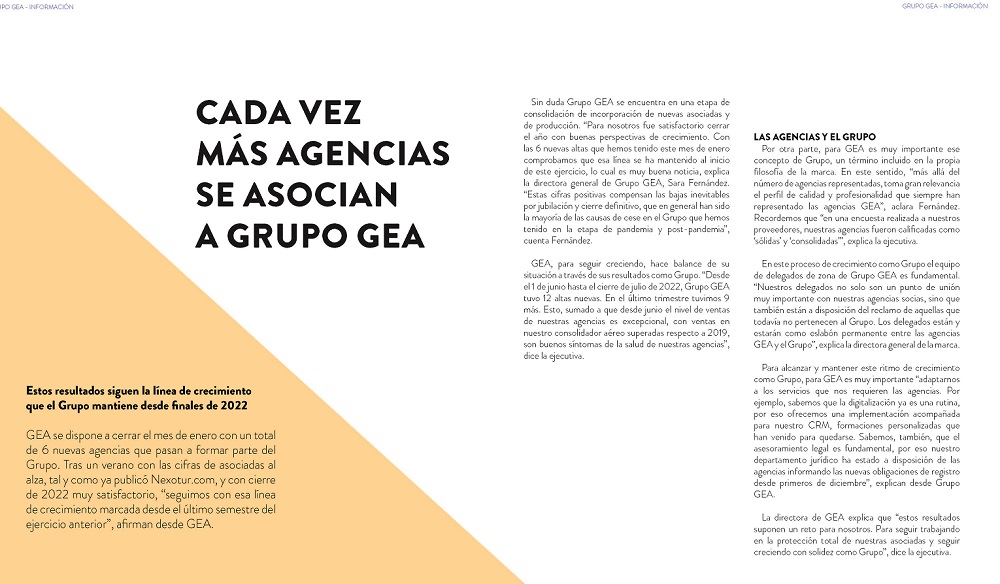 GEA: un premio, nuevas altas y seguridad+confianza