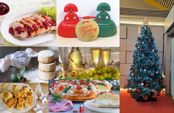 Menús y decoración especial en los aviones de Iberia para estas Navidades