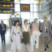 Reyes Maroto visita el Aeropuerto de Barajas