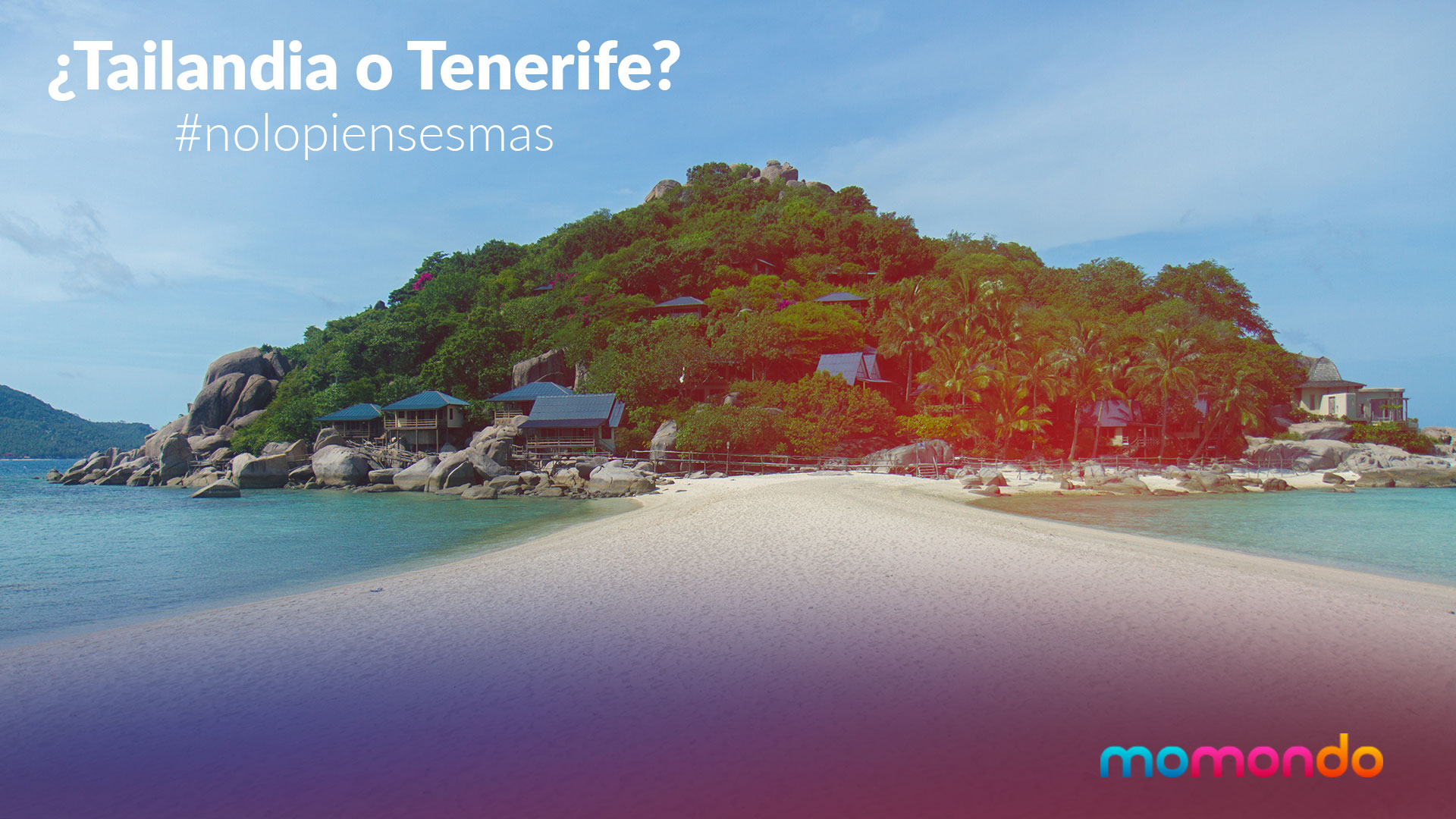 Momondo analiza la diferencia de coste entre Tenerife y Tailandia