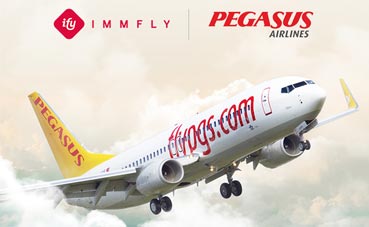 Immfly ofrecerá los servicios digitales de Pegasus Airlines
