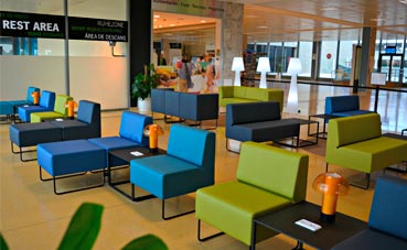 El Aeropuerto de Girona facilita el descanso y el trabajo